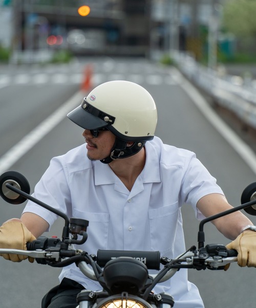 FCTY.(エフシーティーワイ)の「ワークショートスリーブシャツ(シャツ/ブラウス・メンズ・ホワイト/グレー・MEDIUM/LARGE)」の8枚目の写真