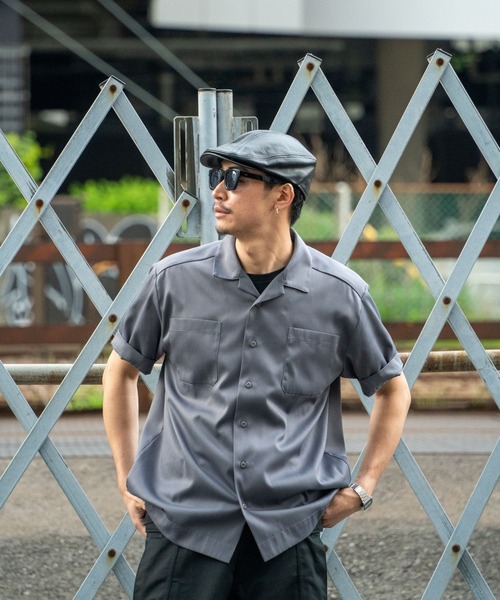 FCTY.(エフシーティーワイ)の「ワークショートスリーブシャツ(シャツ/ブラウス・メンズ・ホワイト/グレー・MEDIUM/LARGE)」の12枚目の写真