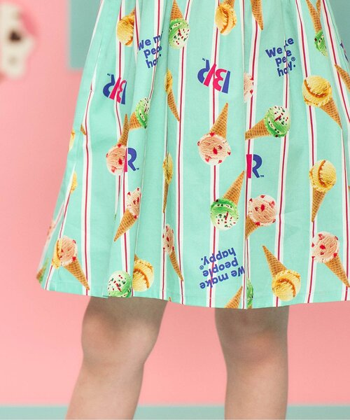 apres les cours（アプレレクール）の「【リンク】サーティワン ドッキングワンピース（ワンピース・キッズ・ミント/ピンク・80/90/100/110/120/130/140）」の7枚目の写真