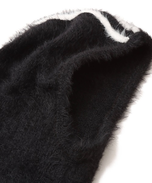 美品　正規品　アディダス　グッチ　バラクラバ　ビーニー　ニットキャップ　ハット adidas - 新品 GUCCI adidas Mサイズ ニット フード バラクラバ