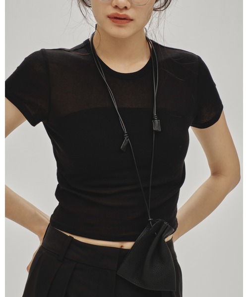 トップス TODAYFUL Compact Sheer T-shirts TODAYFUL Compact Sheer T-shirts（Tシャツ/カットソー