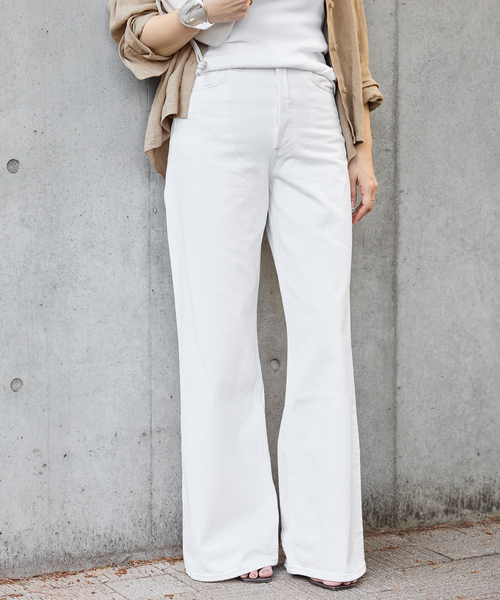 Deuxieme Classe(ドゥーズィエムクラス)の「【AGOLDE / エーゴールドイー】DAME JEAN(その他パンツ・レディース・ホワイト・24/25/26/27)」の11枚目の写真