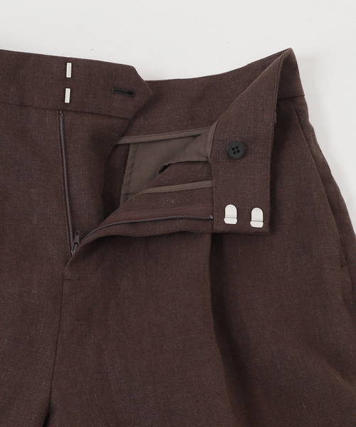 セール】*Linen ワイドパンツ（スラックス）｜Deuxieme Classe