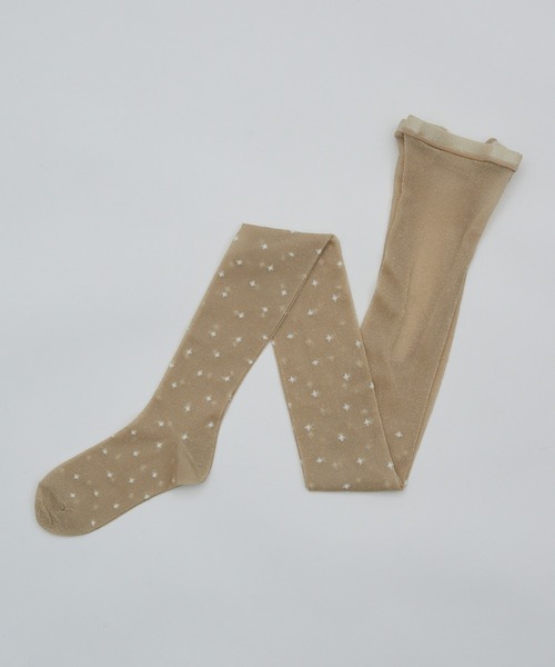 MARCOMONDE(マルコモンド)の「【MARCOMONDE】T25A-006 ラメシアータイツ ”Turkey” pattern 06(タイツ/ストッキング・レディース・ベージュ/ブラック/ダークブラウン/グリーン・FREE)」の3枚目の写真