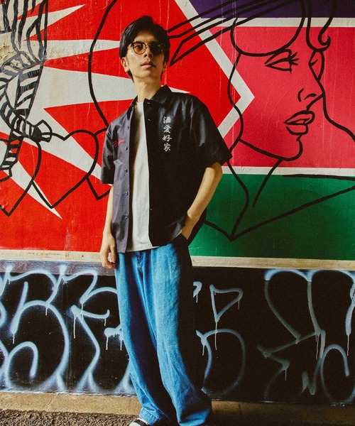 JACKROSE(ジャックローズ)の「YOIDORE 酔虎 シャツ(シャツ/ブラウス・メンズ・ブラック・M/L/XL)」の10枚目の写真