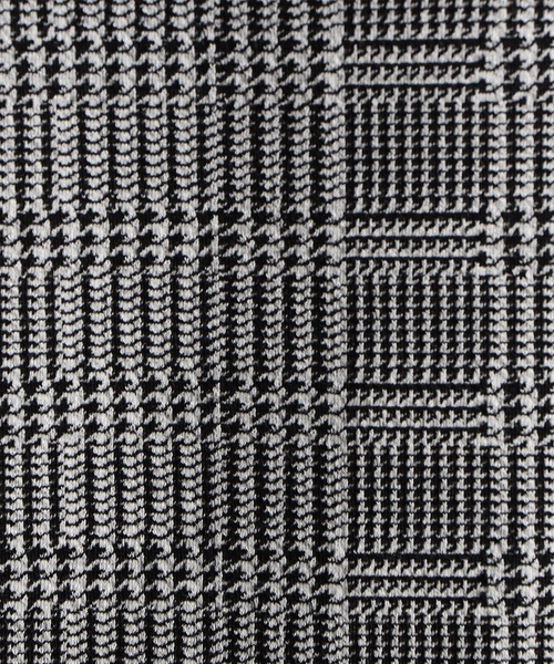 MONSIEUR NICOLE（ムッシュニコル）の「グレンチェックジャカード Tシャツ（Tシャツ/カットソー・メンズ・ブラック/ホワイト・X-LARGE/MEDIUM/LARGE）」の14枚目の写真