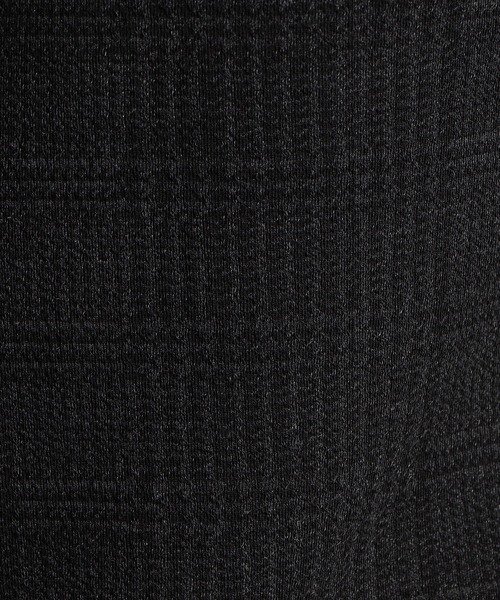 MONSIEUR NICOLE（ムッシュニコル）の「グレンチェックジャカード Tシャツ（Tシャツ/カットソー・メンズ・ブラック/ホワイト・X-LARGE/MEDIUM/LARGE）」の3枚目の写真