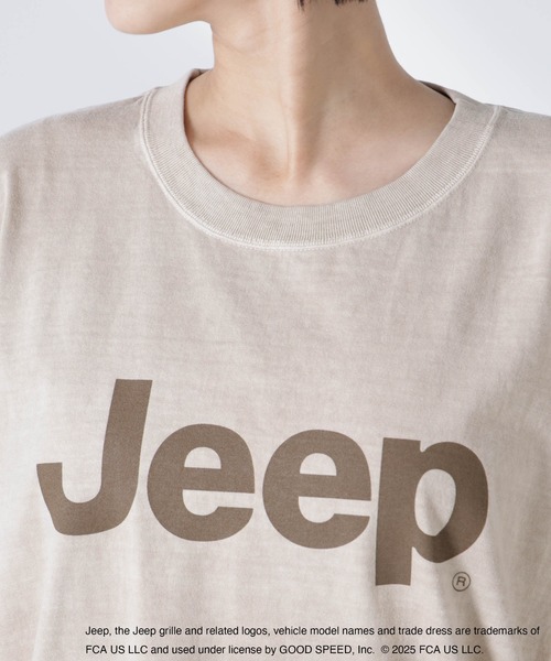 GOOD ROCK SPEED/Jeep Tシャツ ベージュ（Tシャツ/カットソー