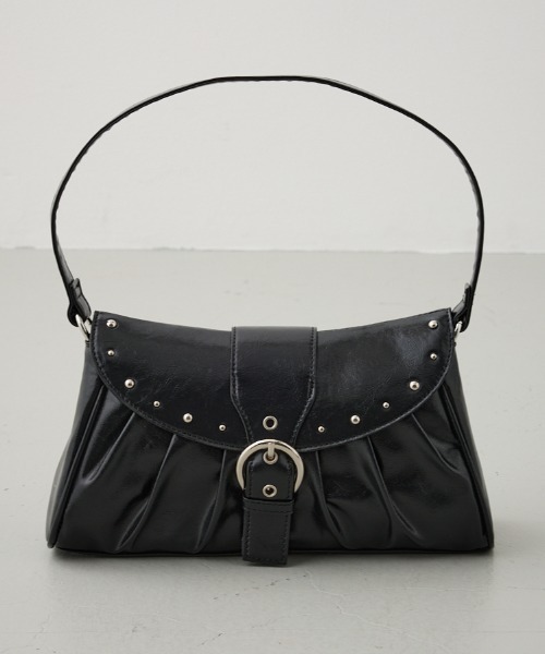 スタッズフラップギャザーバッグ（ショルダーバッグ）｜AZUL BY MOUSSY