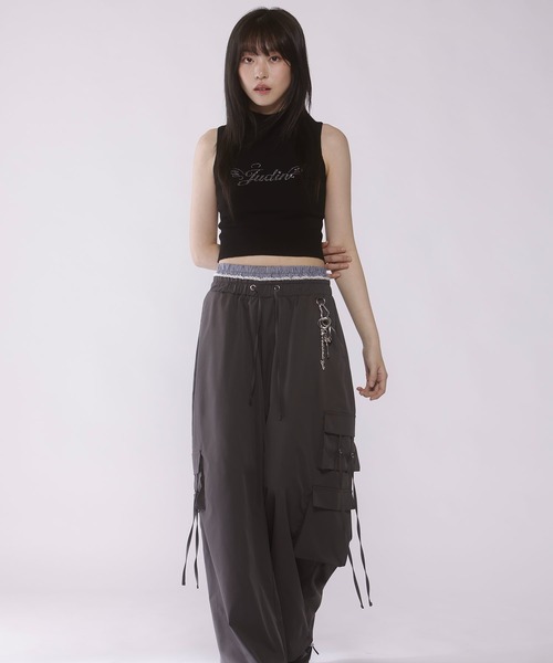 セール】Bijou sleeveless knit【JD】（タンクトップ）｜Judin