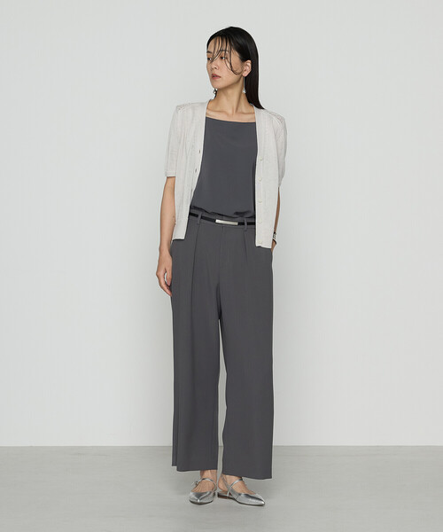 COMME CA（コムサ）の「【セットアップ対応】ストレッチカラミ パンツ（その他パンツ・レディース・グレー/グレイッシュベージュ/チャコール・11号/9号/7号）」の18枚目の写真