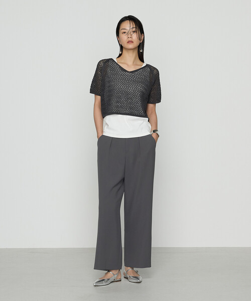 COMME CA（コムサ）の「【セットアップ対応】ストレッチカラミ パンツ（その他パンツ・レディース・グレー/グレイッシュベージュ/チャコール・11号/9号/7号）」の19枚目の写真