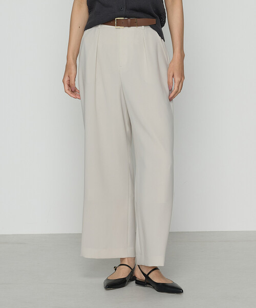 COMME CA（コムサ）の「【セットアップ対応】ストレッチカラミ パンツ（その他パンツ・レディース・グレー/グレイッシュベージュ/チャコール・11号/9号/7号）」の3枚目の写真