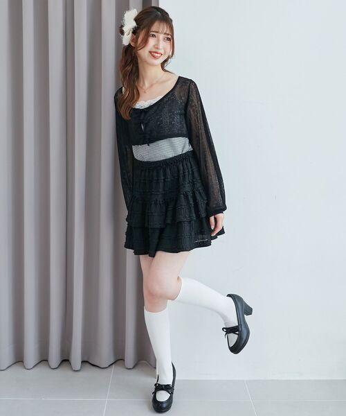 MAJESTIC LEGON(マジェスティックレゴン)の「リボンヒールローファー(ローファー・レディース・ブラック/ブラック系その他/ボルドー・SMALL/MEDIUM/LARGE/X-LARGE)」の5枚目の写真