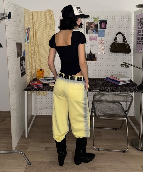 SHAGGIE(シャギー)の「レースアップコットンブラウス(シャツ/ブラウス・レディース・ホワイト/ピンク/ブラック・FREE)」の14枚目の写真