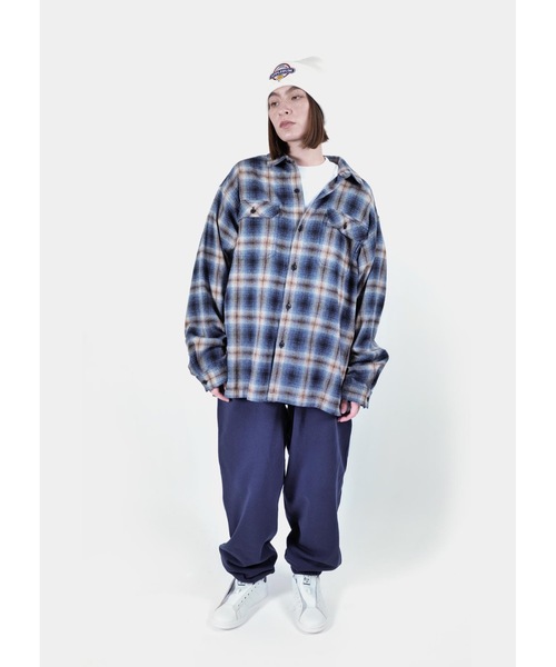 APPLEBUM(アップルバム)の「Melange Check Nel Shirt(シャツ/ブラウス・メンズ・ブルー系その他・MEDIUM/LARGE/X-LARGE/XX-LARGE)」の10枚目の写真