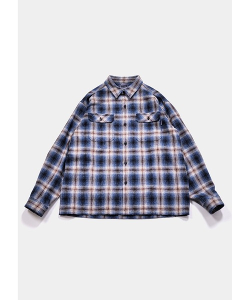 APPLEBUM(アップルバム)の「Melange Check Nel Shirt(シャツ/ブラウス・メンズ・ブルー系その他・MEDIUM/LARGE/X-LARGE/XX-LARGE)」の7枚目の写真