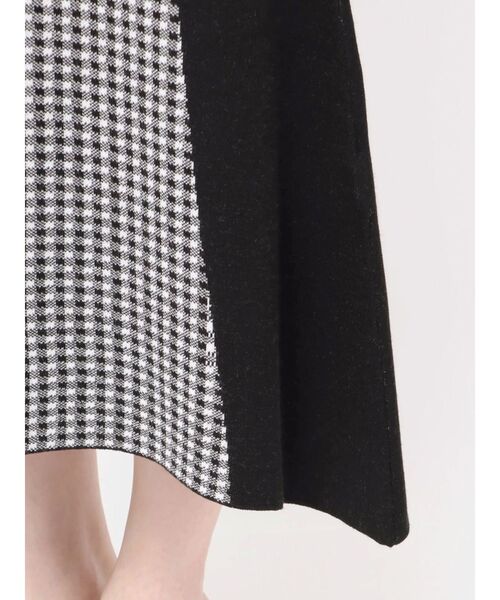 MERCURYDUO（マーキュリーデュオ）の「千鳥柄サイドレースアップニットワンピース（ワンピース・レディース・ブラウン/ブラック・SMALL/MEDIUM）」の22枚目の写真