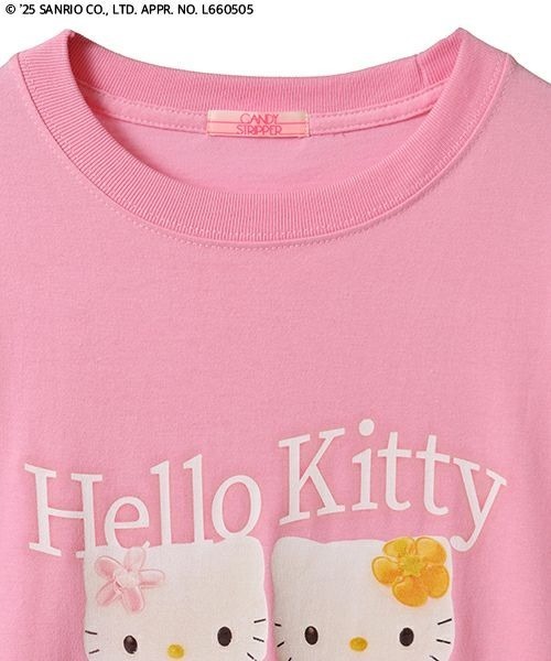 Candy Stripper（キャンディストリッパー）の「【HELLO KITTY】SUPER CUTE Tシャツ（Tシャツ/カットソー・レディース・オフホワイト/ピンク/ブラック・FREE）」の5枚目の写真