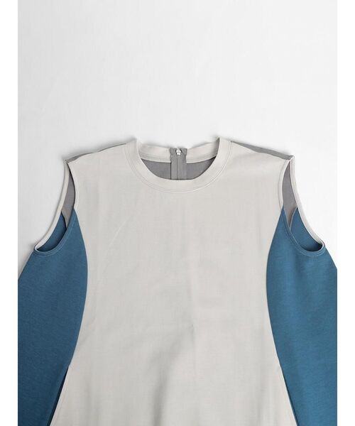 :ETHROF(イーサオブ)の「COLOR SCHEME SLEEVELESS ONE-PIECE(ワンピース・レディース・チャコール/グレー/ブラック・FREE)」の21枚目の写真