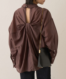 Rouge vif | 【新色登場】バックツイストシャツ(シャツ/ブラウス)