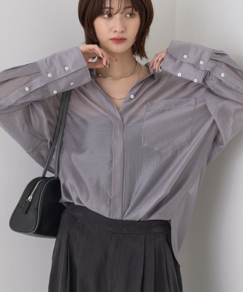 新色登場】バックツイストシャツ（シャツ/ブラウス）｜Rouge vif