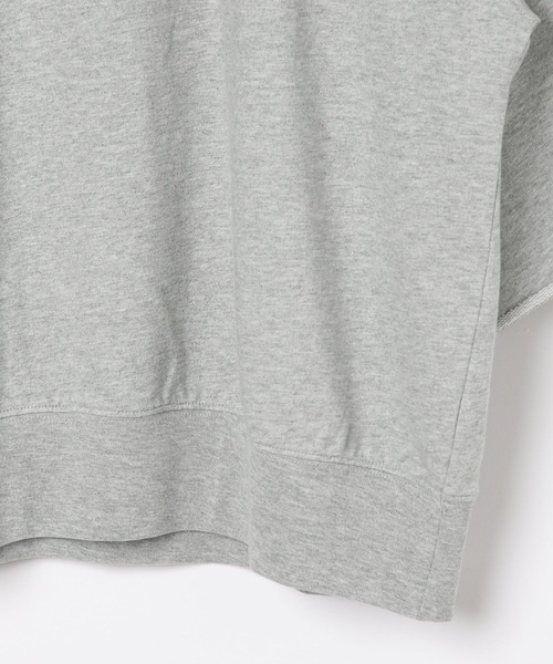 LEPSIM（レプシィム）の「ミニ裏毛6分袖プリントT　582425（Tシャツ/カットソー・レディース・ダークブラウン/グレー/アイボリー・FREE）」の7枚目の写真