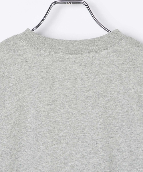 LEPSIM（レプシィム）の「ミニ裏毛6分袖プリントT　582425（Tシャツ/カットソー・レディース・ダークブラウン/グレー/アイボリー・FREE）」の8枚目の写真