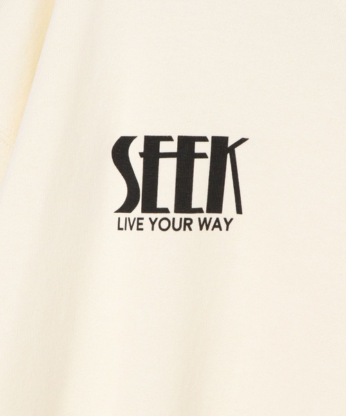 LEPSIM（レプシィム）の「ミニ裏毛6分袖プリントT　582425（Tシャツ/カットソー・レディース・ダークブラウン/グレー/アイボリー・FREE）」の12枚目の写真