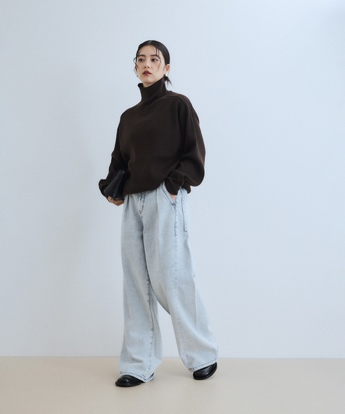 Acne Studios ビッグリブタートルニット Acne Studios ビッグリブタートルニット 【公式通販】 acne studios