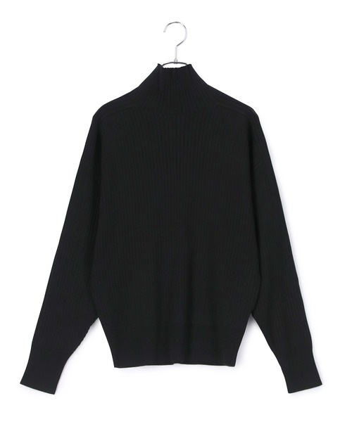 ADAM ET ROPE'(アダムエロペ)の「【WEB限定】・【定番人気】WOOL混リブタートルニット(ニット/セーター・レディース・レッド/ベージュ系その他/ダークブラウン/チャコールグレー/ブラック・FREE)」の21枚目の写真