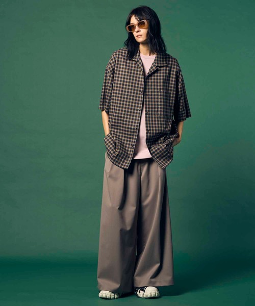 MAISON SPECIAL（メゾンスペシャル）の「《UNISEX》ECIL Prime-Over Crew Neck T-Shirt/ECILプライムオーバークルーネックTシャツ【MAISON SPECIAL/メゾンスペシャル】（Tシャツ/カットソー・メンズ・ホワイト/ブラック/チャコールグレー/ピンク/グリーン/ライム・0/2/1）」の11枚目の写真