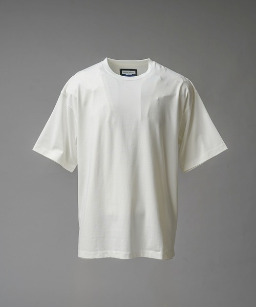 MAISON SPECIAL（メゾンスペシャル）の「《UNISEX》ECIL Prime-Over Crew Neck T-Shirt/ECILプライムオーバークルーネックTシャツ【MAISON SPECIAL/メゾンスペシャル】（Tシャツ/カットソー・メンズ・ホワイト/ブラック/チャコールグレー/ピンク/グリーン/ライム・0/2/1）」の19枚目の写真