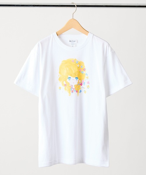 salle de bal(サルデバル)の「【 ADo Mizumori / 水森亜土 】プリントTシャツ WNI(Tシャツ/カットソー・レディース・その他1/その他2/その他3/その他5/その他6/その他4・FREE)」の1枚目の写真