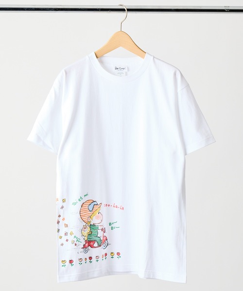 salle de bal(サルデバル)の「【 ADo Mizumori / 水森亜土 】プリントTシャツ WNI(Tシャツ/カットソー・レディース・その他1/その他2/その他3/その他5/その他6/その他4・FREE)」の5枚目の写真