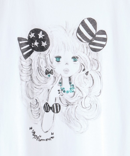 salle de bal(サルデバル)の「【 ADo Mizumori / 水森亜土 】プリントTシャツ WNI(Tシャツ/カットソー・レディース・その他1/その他2/その他3/その他5/その他6/その他4・FREE)」の10枚目の写真