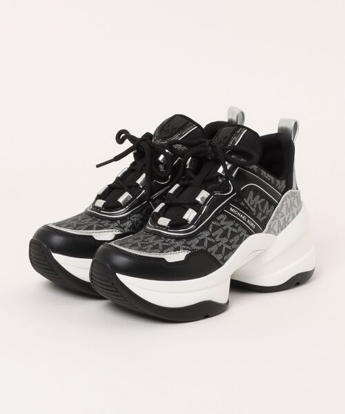 MICHAEL KORS(マイケルコース)の「FASHION OLYMPIA TRAINER スニーカー(スニーカー・レディース・ブラック・5.5/6/6.5/7/7.5/8)」の1枚目の写真