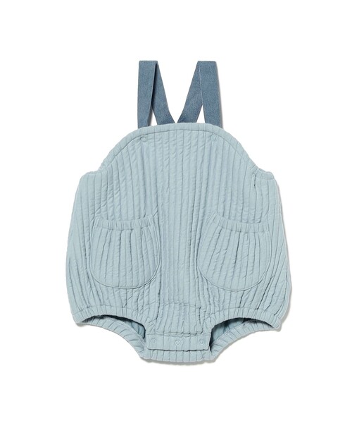 こども ビームス（コドモビームス）の「ベビー キルティング サロペット 2025FW（70～80cm）（ロンパース・キッズ・レッド系その他7/サックスブルー・70/80）」の9枚目の写真