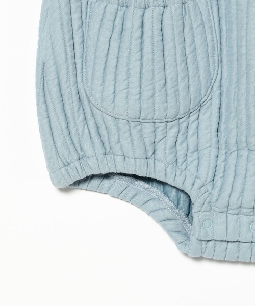 こども ビームス（コドモビームス）の「ベビー キルティング サロペット 2025FW（70～80cm）（ロンパース・キッズ・レッド系その他7/サックスブルー・70/80）」の11枚目の写真