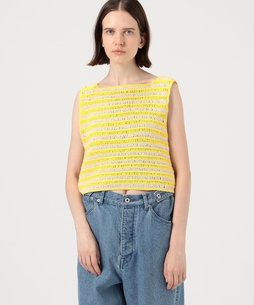 TOMORROWLAND （トゥモローランド）の「NITTO GUACHE ベスト（ベスト・レディース・イエロー系その他2・FREE）」の5枚目の写真