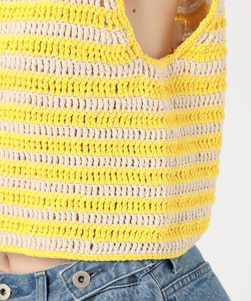 TOMORROWLAND （トゥモローランド）の「NITTO GUACHE ベスト（ベスト・レディース・イエロー系その他2・FREE）」の2枚目の写真