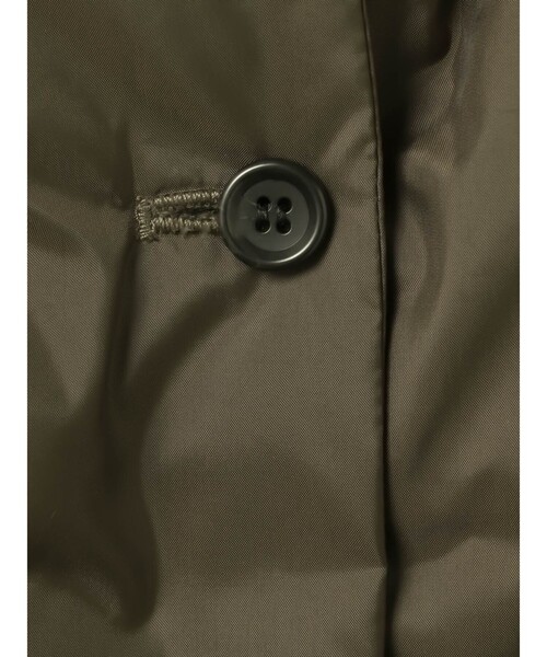 mizuiroind(ミズイロインド)の「mizuiro ind ダウンテーラードジャケット(ダウンジャケット/コート・レディース・ネイビー/カーキ/ブラック・FREE)」の5枚目の写真