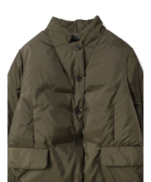 mizuiroind(ミズイロインド)の「mizuiro ind ダウンテーラードジャケット(ダウンジャケット/コート・レディース・ネイビー/カーキ/ブラック・FREE)」の15枚目の写真