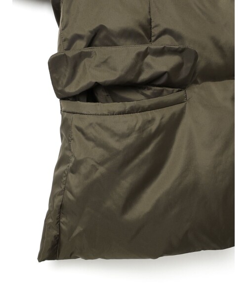 mizuiroind(ミズイロインド)の「mizuiro ind ダウンテーラードジャケット(ダウンジャケット/コート・レディース・ネイビー/カーキ/ブラック・FREE)」の18枚目の写真