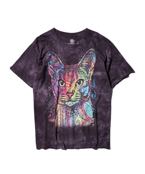 LIQUID BLUE（リキッドブルー）の「LIQUID BLUE リキッドブルー / "TIE DYE"TEE アニマル　猫柄　惑星（Tシャツ/カットソー・メンズ・その他1/その他2/グレー/チャコールグレー/ブラック/サックスブルー/パープル・X-LARGE/LARGE）」の6枚目の写真