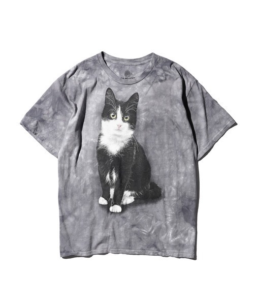 LIQUID BLUE（リキッドブルー）の「LIQUID BLUE リキッドブルー / "TIE DYE"TEE アニマル　猫柄　惑星（Tシャツ/カットソー・メンズ・その他1/その他2/グレー/チャコールグレー/ブラック/サックスブルー/パープル・X-LARGE/LARGE）」の4枚目の写真