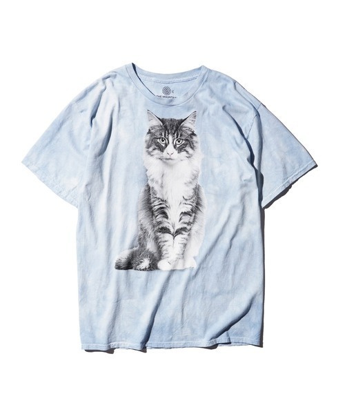 LIQUID BLUE（リキッドブルー）の「LIQUID BLUE リキッドブルー / "TIE DYE"TEE アニマル　猫柄　惑星（Tシャツ/カットソー・メンズ・その他1/その他2/グレー/チャコールグレー/ブラック/サックスブルー/パープル・X-LARGE/LARGE）」の5枚目の写真