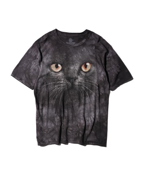 LIQUID BLUE（リキッドブルー）の「LIQUID BLUE リキッドブルー / "TIE DYE"TEE アニマル　猫柄　惑星（Tシャツ/カットソー・メンズ・その他1/その他2/グレー/チャコールグレー/ブラック/サックスブルー/パープル・X-LARGE/LARGE）」の3枚目の写真