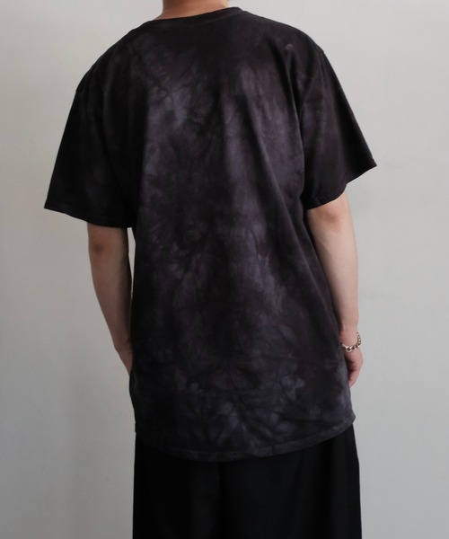 LIQUID BLUE（リキッドブルー）の「LIQUID BLUE リキッドブルー / "TIE DYE"TEE アニマル　猫柄　惑星（Tシャツ/カットソー・メンズ・その他1/その他2/グレー/チャコールグレー/ブラック/サックスブルー/パープル・X-LARGE/LARGE）」の8枚目の写真