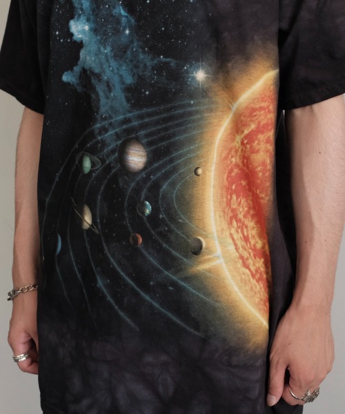 LIQUID BLUE（リキッドブルー）の「LIQUID BLUE リキッドブルー / "TIE DYE"TEE アニマル　猫柄　惑星（Tシャツ/カットソー・メンズ・その他1/その他2/グレー/チャコールグレー/ブラック/サックスブルー/パープル・X-LARGE/LARGE）」の10枚目の写真